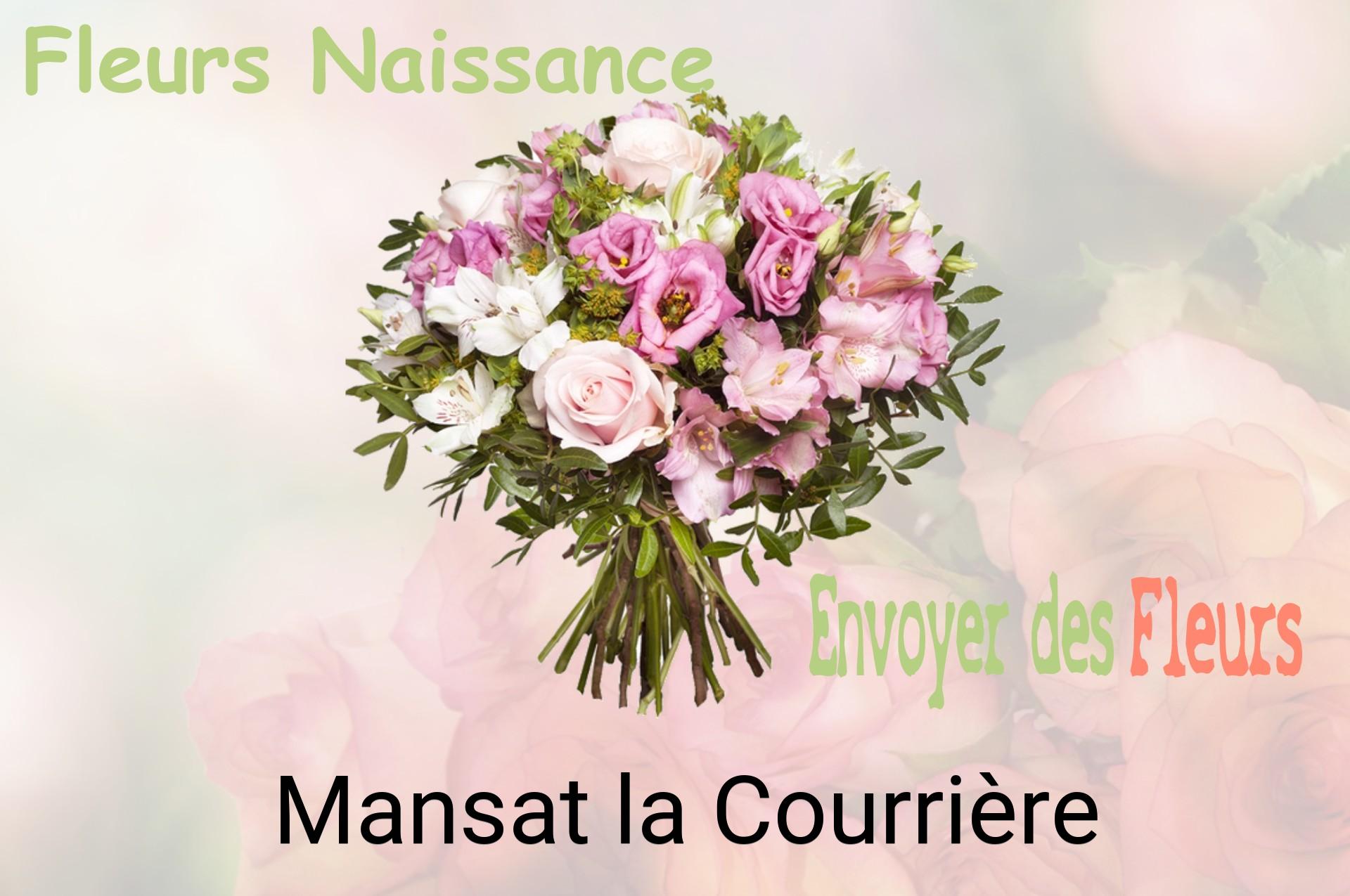 Bouquet de fleurs de naissance livré à Mansat-la-Courrière