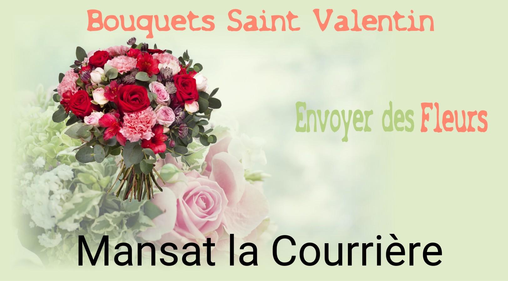 Roses de Saint-Valentin livrées à Mansat-la-Courrière